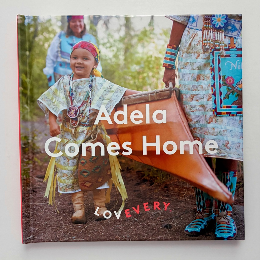 Lovevery book “Adela Comes Home” from Storyteller Play Kit (months 40-42)